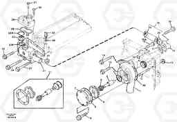 88954 Water pump L50C S/N 10967-, OPEN ROPS S/N 35001-, Volvo Construction Equipment