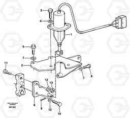 23664 Stop control L50C S/N 10967-, OPEN ROPS S/N 35001-, Volvo Construction Equipment