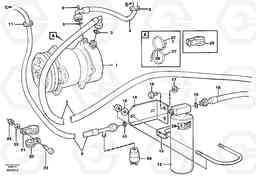 91321 Assembly hoses: Evaparator, receiver drier, condenser. L50C S/N 10967-, OPEN ROPS S/N 35001-, Volvo Construction Equipment