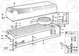 88961 Condenser, assembly L50C S/N 10967-, OPEN ROPS S/N 35001-, Volvo Construction Equipment