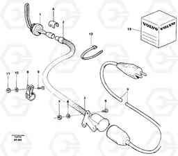 27568 Engine heater L50C S/N 10967-, OPEN ROPS S/N 35001-, Volvo Construction Equipment