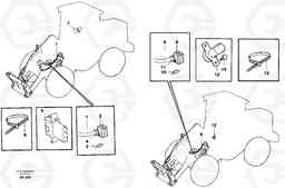 27646 Single acting lifting system. Differential lock L50C S/N 10967-, OPEN ROPS S/N 35001-, Volvo Construction Equipment