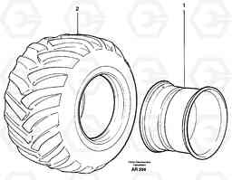 24712 Wheel L50C S/N 10967-, OPEN ROPS S/N 35001-, Volvo Construction Equipment