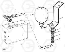 20641 Boom lowering system L50C S/N 10967-, OPEN ROPS S/N 35001-, Volvo Construction Equipment