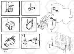 27640 Cable harness. 4:th function. Pressure draining L50C S/N 10967-, OPEN ROPS S/N 35001-, Volvo Construction Equipment