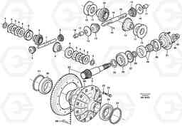 98342 Final drive L50C S/N 10967-, OPEN ROPS S/N 35001-, Volvo Construction Equipment