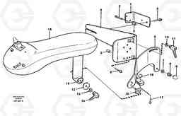 24731 Cdc-steering, armrest, mounting L50C S/N 10967-, OPEN ROPS S/N 35001-, Volvo Construction Equipment