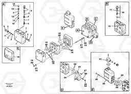 103442 Valve, circuit body and return valve L50C S/N 10967-, OPEN ROPS S/N 35001-, Volvo Construction Equipment