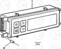 23794 Display panel L50C S/N 10967-, OPEN ROPS S/N 35001-, Volvo Construction Equipment