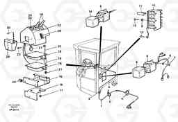 66871 Electrical system: 5:th and 6:th fuction L50C S/N 10967-, OPEN ROPS S/N 35001-, Volvo Construction Equipment