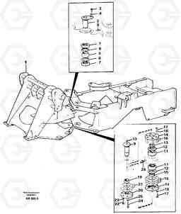 22403 Frame link L50C S/N 10967-, OPEN ROPS S/N 35001-, Volvo Construction Equipment