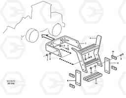 81919 Foot step L50C S/N 10967-, OPEN ROPS S/N 35001-, Volvo Construction Equipment