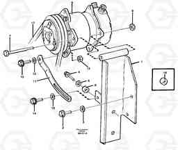 25836 Compressor, assembly L50C S/N 10967-, OPEN ROPS S/N 35001-, Volvo Construction Equipment