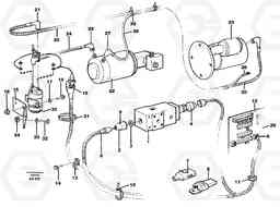 90348 Cable harness, secondary steering system. L50C S/N 10967-, OPEN ROPS S/N 35001-, Volvo Construction Equipment