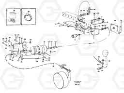 88244 Brake system,electric hydraulic parking brake L50C S/N 10967-, OPEN ROPS S/N 35001-, Volvo Construction Equipment