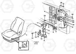 22356 Electrical system, parking brake alarm L50C S/N 10967-, OPEN ROPS S/N 35001-, Volvo Construction Equipment