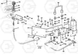 84390 Servo hydraulic: Control and valves L50C S/N 10967-, OPEN ROPS S/N 35001-, Volvo Construction Equipment