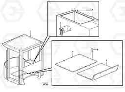 24714 Cab body L50C S/N 10967-, OPEN ROPS S/N 35001-, Volvo Construction Equipment