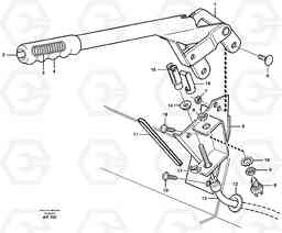 82105 Hand brake L50C S/N 10967-, OPEN ROPS S/N 35001-, Volvo Construction Equipment