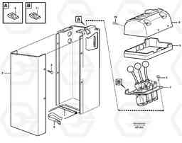 25589 Servo valve with fitting parts L50C S/N 10967-, OPEN ROPS S/N 35001-, Volvo Construction Equipment