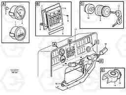 37888 Instruments panel L50C S/N 10967-, OPEN ROPS S/N 35001-, Volvo Construction Equipment