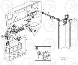 22373 Electrical system, extra forward and reverse switch L50C S/N 10967-, OPEN ROPS S/N 35001-, Volvo Construction Equipment