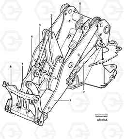 2427 Lifting unit L50C S/N 10967-, OPEN ROPS S/N 35001-, Volvo Construction Equipment