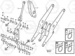 23211 Forward links with fitting parts L50C S/N 10967-, OPEN ROPS S/N 35001-, Volvo Construction Equipment