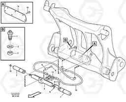 2425 Attachment bracket L50C S/N 10967-, OPEN ROPS S/N 35001-, Volvo Construction Equipment