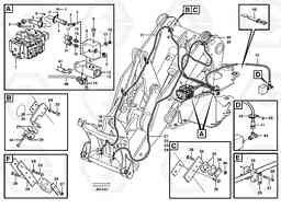 20644 Hydraulic system, attachment bracket L50C S/N 10967-, OPEN ROPS S/N 35001-, Volvo Construction Equipment