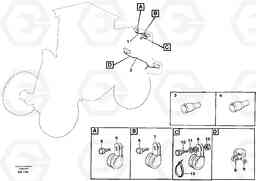 87932 Cable harness, tail light L70C SER NO 13116-, SER NO BRAZIL 70007-, Volvo Construction Equipment