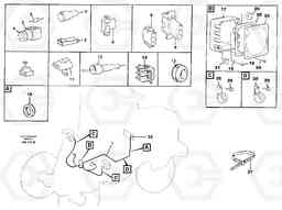 23913 Cable harness, front. L70C SER NO 13116-, SER NO BRAZIL 70007-, Volvo Construction Equipment