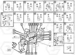 85237 Cable harness, rear,  mounting L70C SER NO 13116-, SER NO BRAZIL 70007-, Volvo Construction Equipment