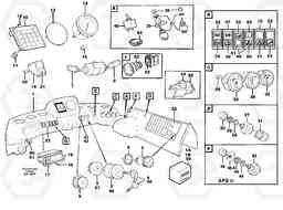 98316 Instruments panel L70C SER NO 13116-, SER NO BRAZIL 70007-, Volvo Construction Equipment