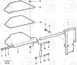 28987 Instructor's seat L70C SER NO 13116-, SER NO BRAZIL 70007-, Volvo Construction Equipment