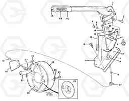 88270 Hand brake L70C SER NO 13116-, SER NO BRAZIL 70007-, Volvo Construction Equipment