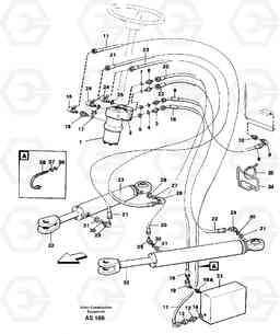 31594 Steering system L70C SER NO 13116-, SER NO BRAZIL 70007-, Volvo Construction Equipment
