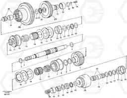 21103 Hydraulic clutch rear/4:th speeds L70C SER NO 13116-, SER NO BRAZIL 70007-, Volvo Construction Equipment