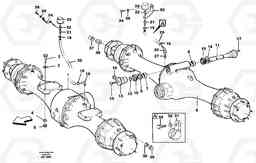 83302 Planetary axle mounting L70C SER NO 13116-, SER NO BRAZIL 70007-, Volvo Construction Equipment