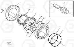 49007 Multi-disc brake, rear L70C SER NO 13116-, SER NO BRAZIL 70007-, Volvo Construction Equipment