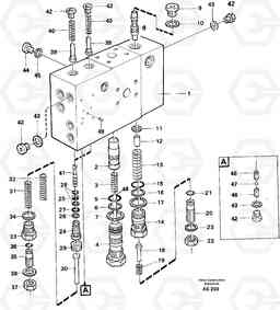 14985 Valve housing L70C SER NO 13116-, SER NO BRAZIL 70007-, Volvo Construction Equipment