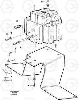 31077 Control valve, assembly L70C SER NO 13116-, SER NO BRAZIL 70007-, Volvo Construction Equipment