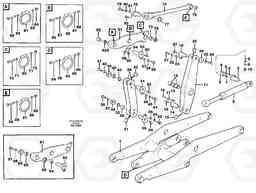 31090 Links with fitting parts L70C SER NO 13116-, SER NO BRAZIL 70007-, Volvo Construction Equipment