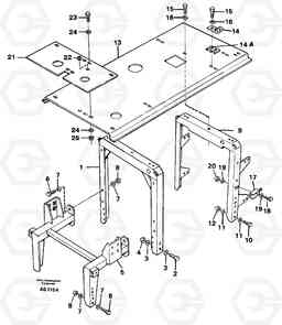 82173 Engine cover L70C SER NO 13116-, SER NO BRAZIL 70007-, Volvo Construction Equipment