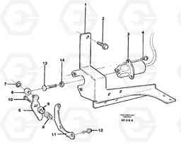 23805 Key turn engine stop L70C SER NO 13116-, SER NO BRAZIL 70007-, Volvo Construction Equipment