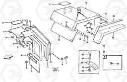 90876 Mud guards L70C SER NO 13116-, SER NO BRAZIL 70007-, Volvo Construction Equipment