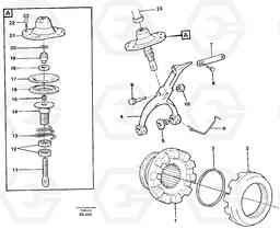 8609 Differential lock L70C SER NO 13116-, SER NO BRAZIL 70007-, Volvo Construction Equipment