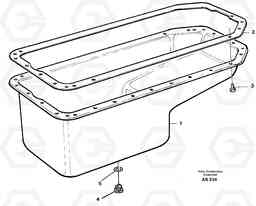 10456 Oil sump L70C SER NO 13116-, SER NO BRAZIL 70007-, Volvo Construction Equipment