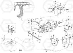 69484 Fuel system L70C SER NO 13116-, SER NO BRAZIL 70007-, Volvo Construction Equipment