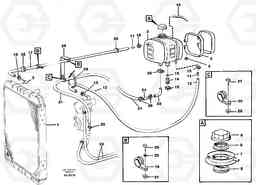 81716 Expansion tank with fitting parts L70C SER NO 13116-, SER NO BRAZIL 70007-, Volvo Construction Equipment